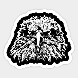 Bald Eagle Head Sticker